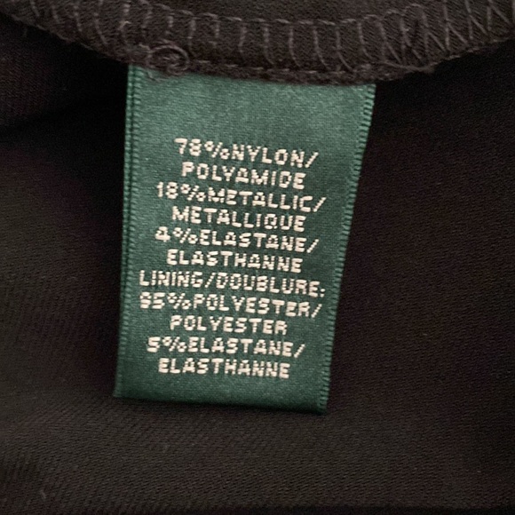 Lauren Ralph Lauren Dress. Size 2. Silver/Black sparkly material - Picture 9 of 14